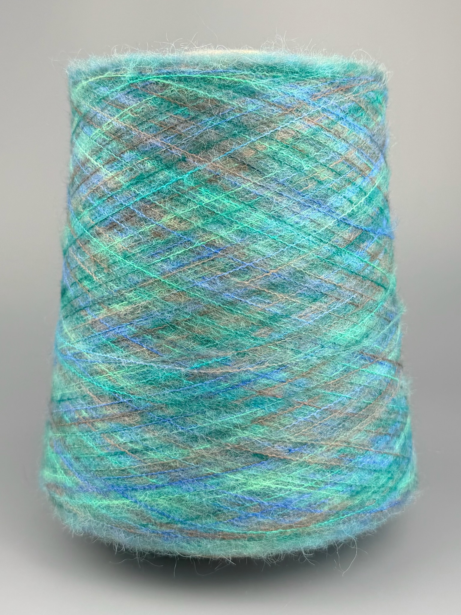 Zimpfer Wolle Selezione Art. Soriano Nm 1/15 – Fil en alpaga baby col. Vert d’eau 08 photo 2